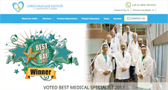 Desktop Screenshot of cardiovascularinstitute.com